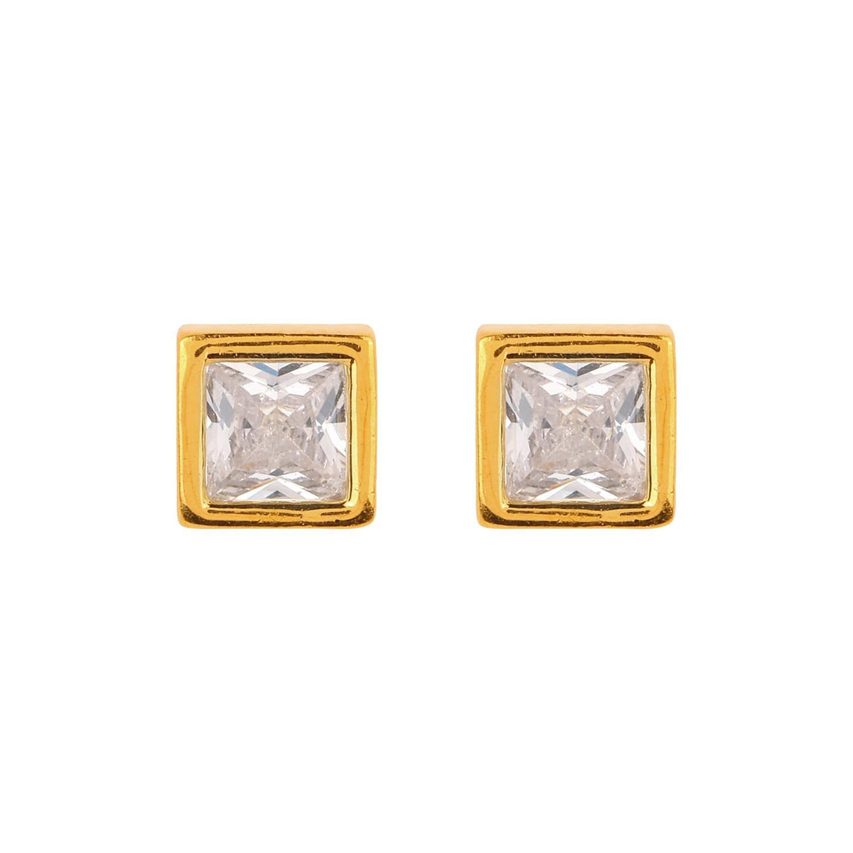 Zirkonia oorknopjes – fijne sieraden – 925 sterling zilver, hypoallergeen – 1 paar