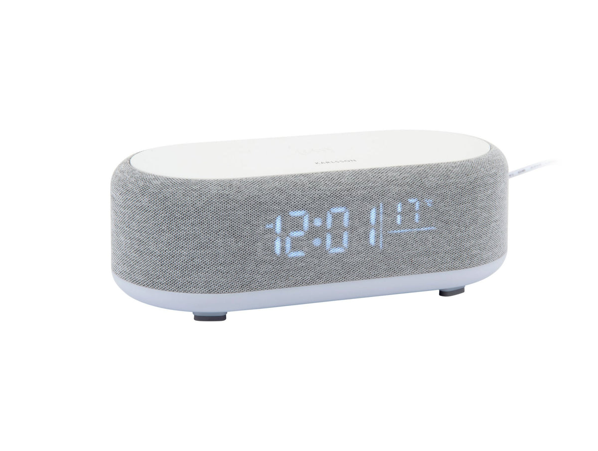 Wekker Vogue met telefoonoplader en Bluetooth