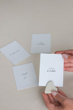 Leeff Card Holder Claire with card - Jij bent de liefste