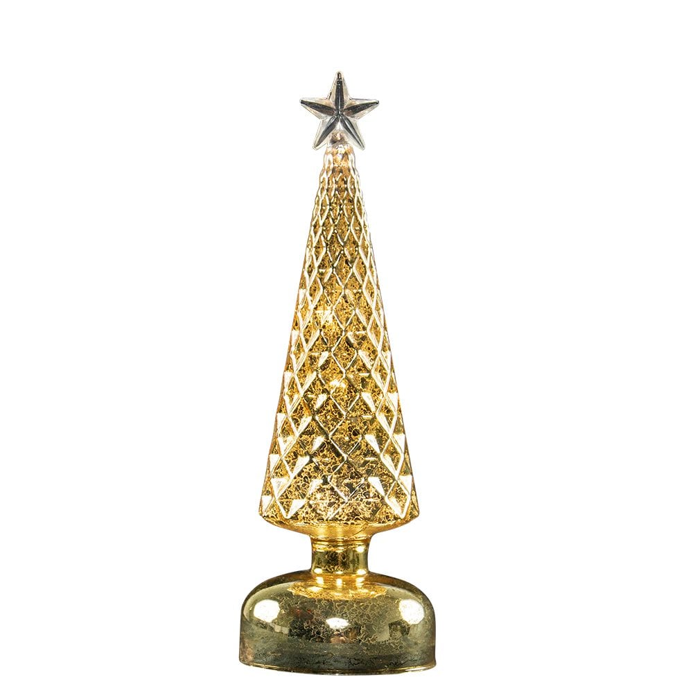 Led dennenboom goud 28cm*
