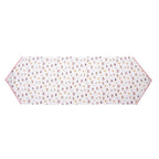 Tafelloper 50x160 cm Beige Roze Katoen Vlinders Tafelkleed
