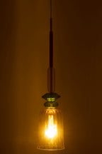 J-Line plafondlamp Zoe - glas - mix