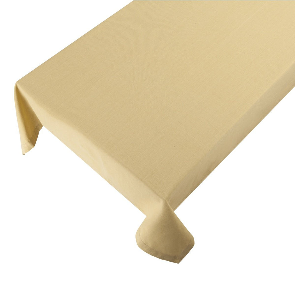 Indi Tafelkleed Textiel pampas geel 140x250cm