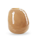 Bolvaas 'fiep' beige glans h20 d18 cm
