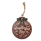 Kerstdecoratie Beeld 30x4x37 cm Rood Metaal