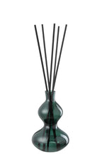 J-Line geurolie Cedar breeze - glas - donkergroen - small
