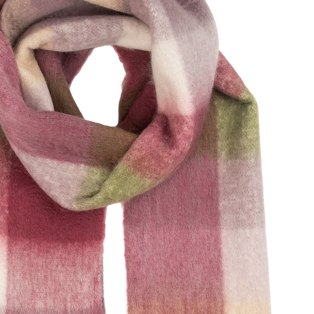 Wintersjaal Dames 38x200 cm Paars Textiel