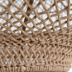Corda hanglamp naturel large Ø 80x37 cm