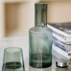 Fles met dop 100cl donkergroen Ray