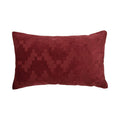 Twisted Brooklyn kussen bordeaux 30x50cm