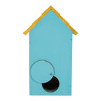 Vogelhuis 15x10x22 cm Blauw Hout