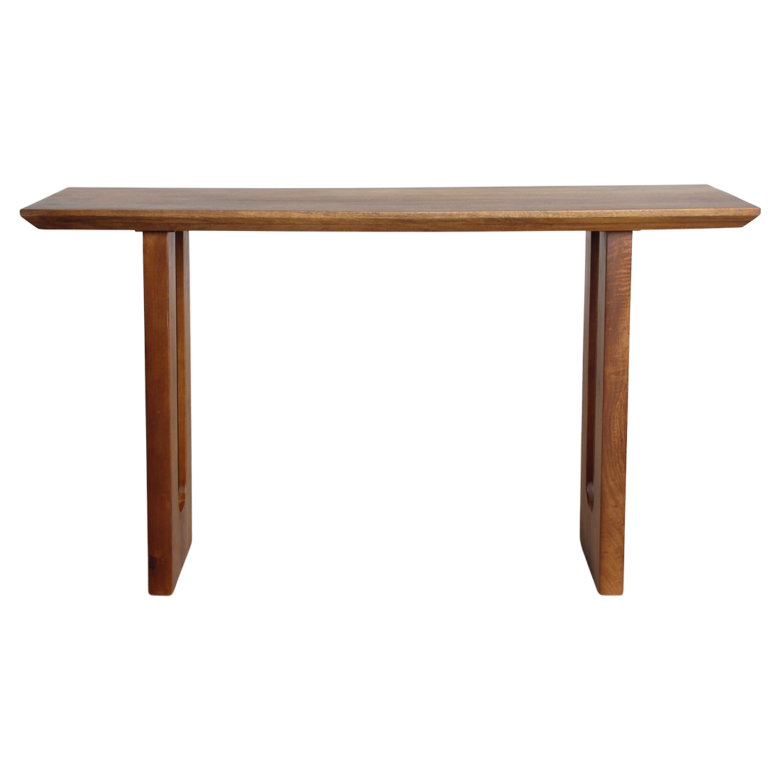 Bullnose mangohouten sidetable Chamfered