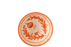 J-Line kom Granada High - keramiek - wit/oranje - large - Ø 28 cm