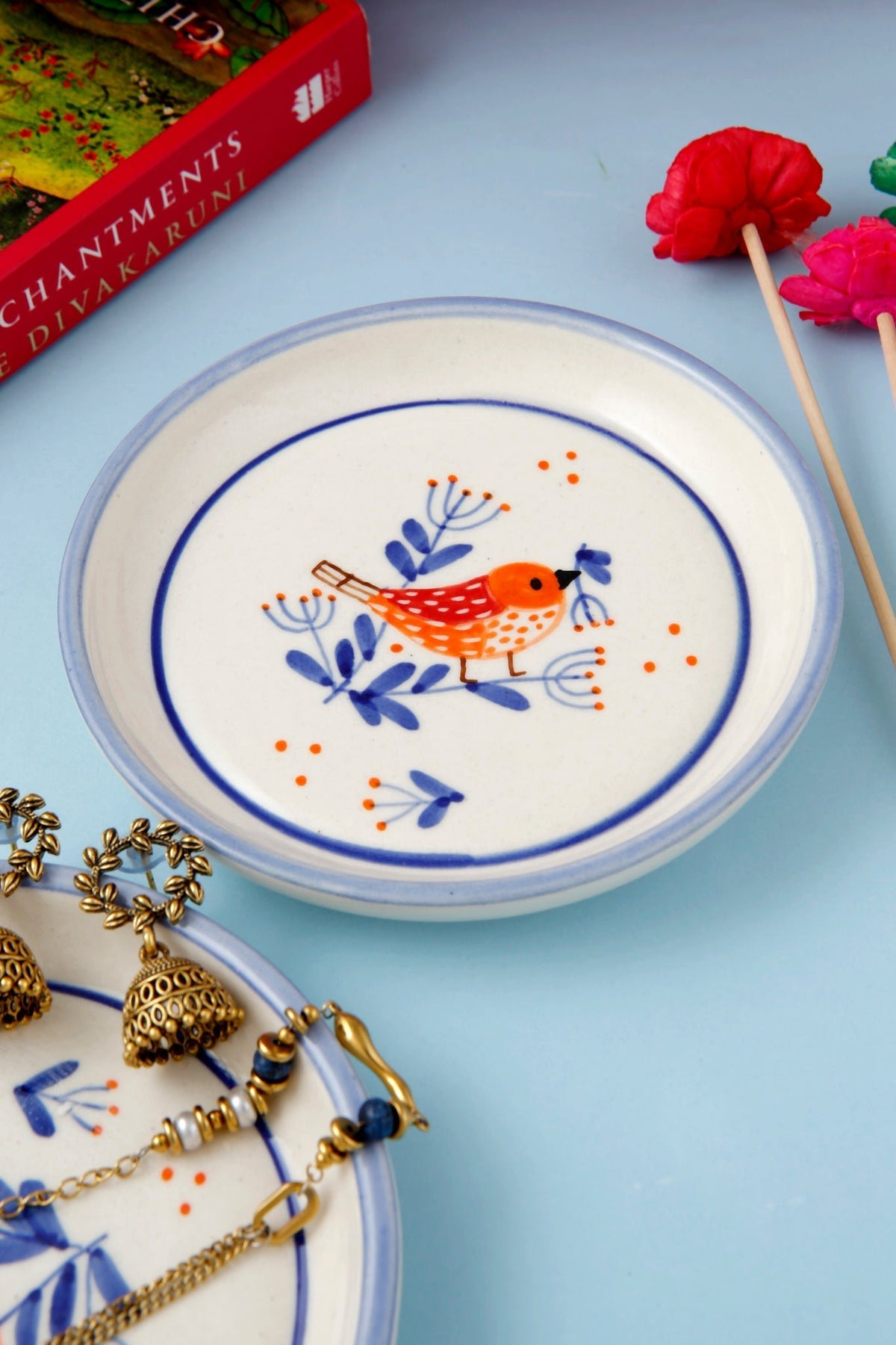 Dinerbord | Tjilpende Vogel Dessert Duurzaam | Keramiek