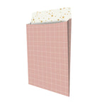 Gentle Grid - Tijdschriftenzakken – 25×34+4cm 100st - calm base