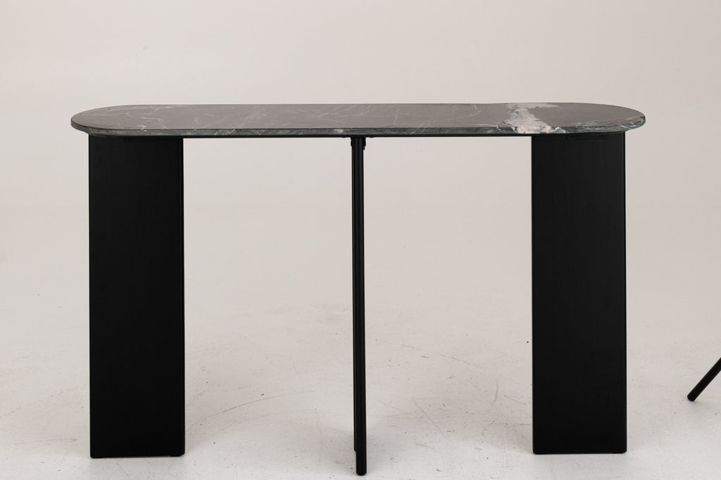 J-Line console Mathilder Marmer - steen - zwart