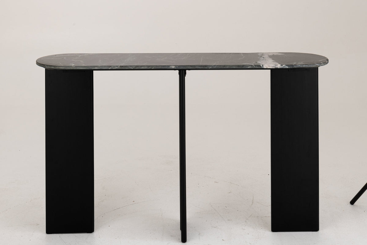 J-Line console Mathilder Marmer - steen - zwart