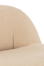 J-Line Zetel Teddy Bouclé Warm Beige