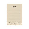 A6 Noteblock gerecycled papier Notes Minimal Dots, per 6