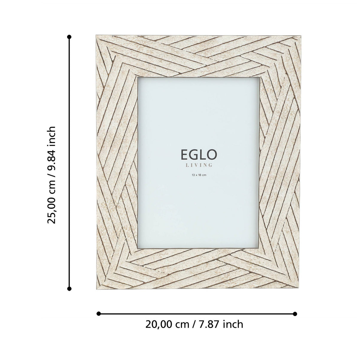Fotolijst Kemayan Beige 20x1,5x25cm