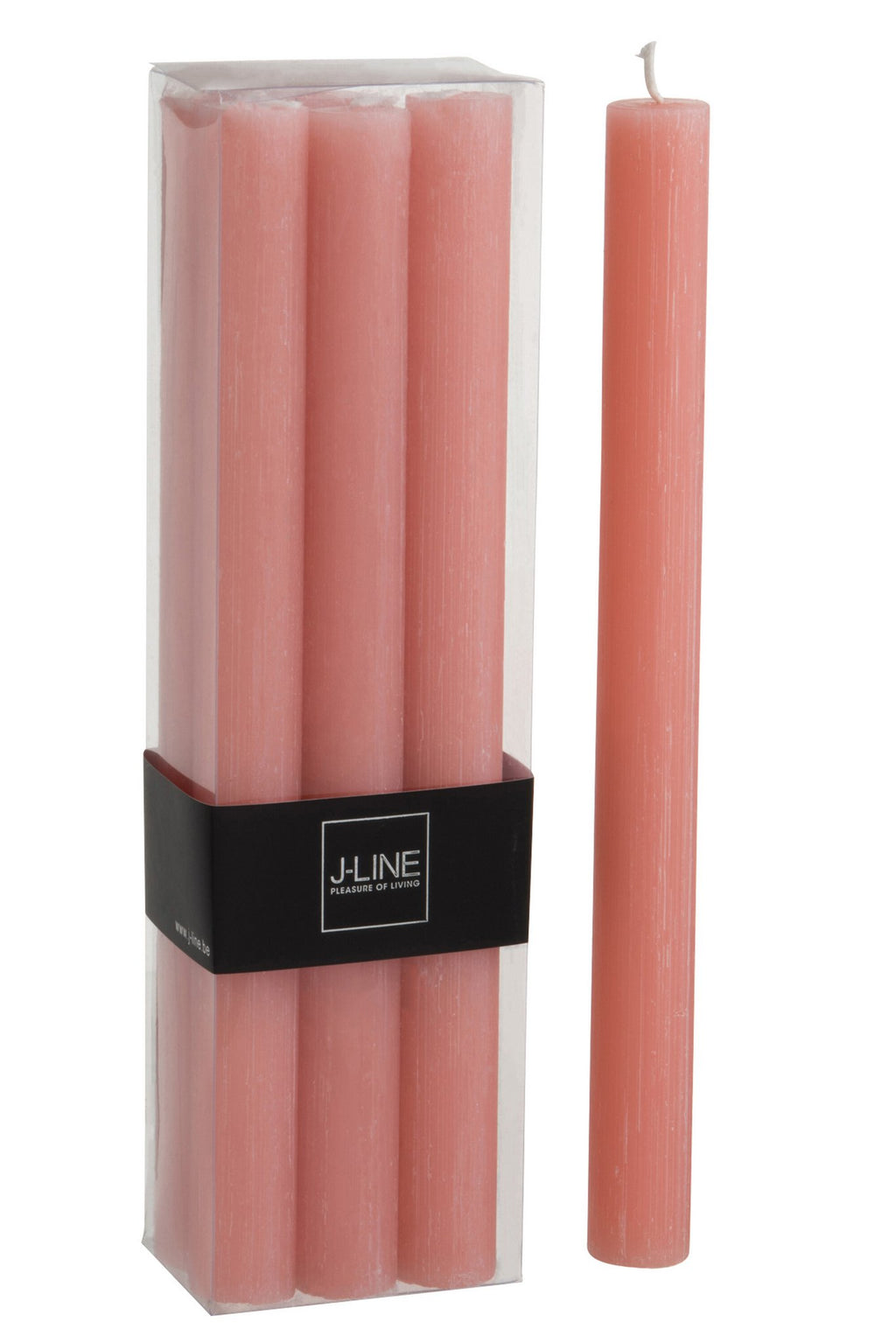 J-Line tafelkaars Terracotta - rose - 9U - doos van 6