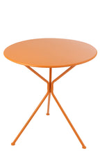 J-Line tafel Tripod Rond - metaal - oranje - L
