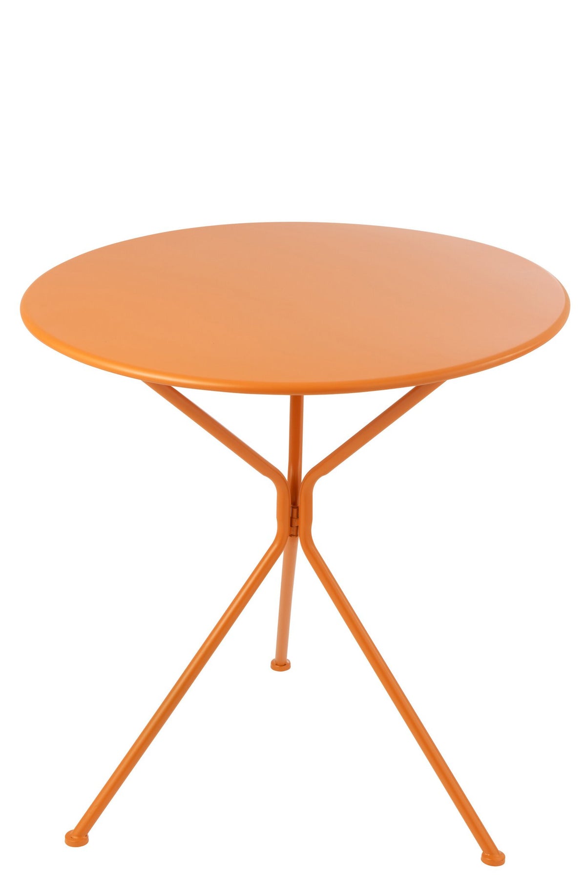 J-Line tafel Tripod Rond - metaal - oranje - L
