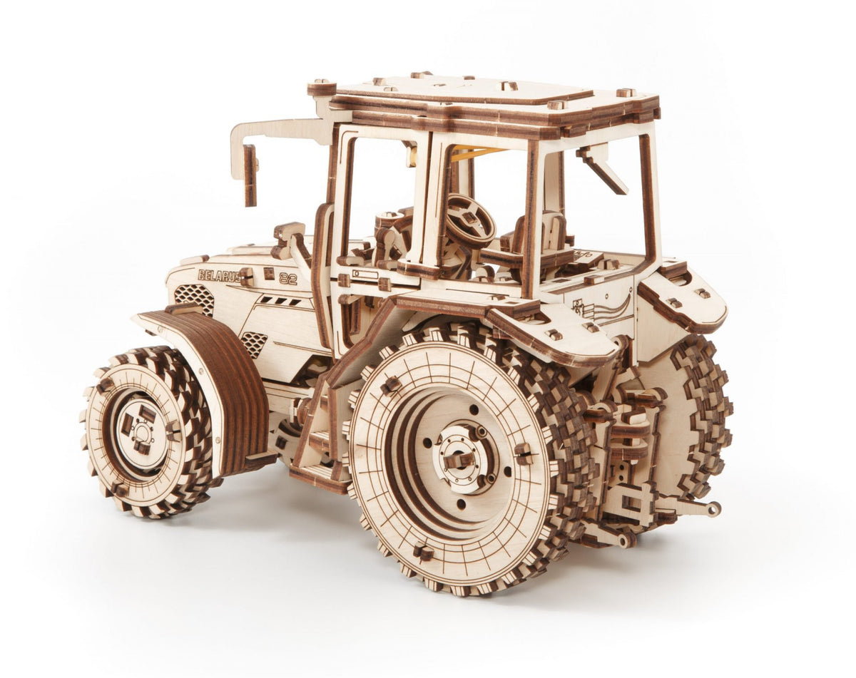 Eco Wood Art (EWA) 3D Mechanische Puzzel, Belarus-82 Tractor, 1157, 21,8x11,8x15,5cm