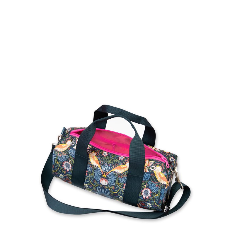 Loqi Weekender Medium - The Strawberry Thief Neon Pink gerecycled