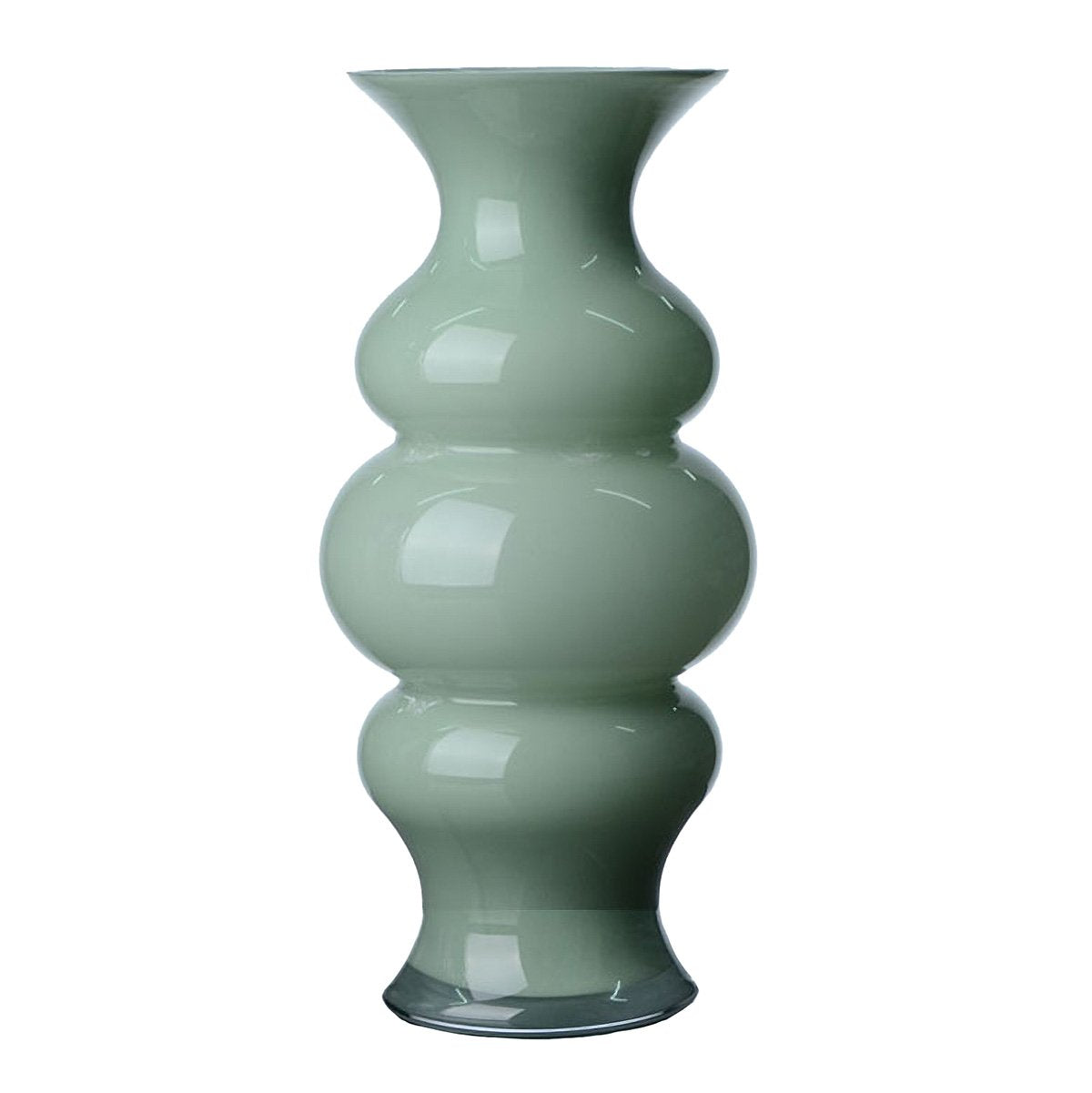 Cira Vaas mondgeblazen groen h40 d19