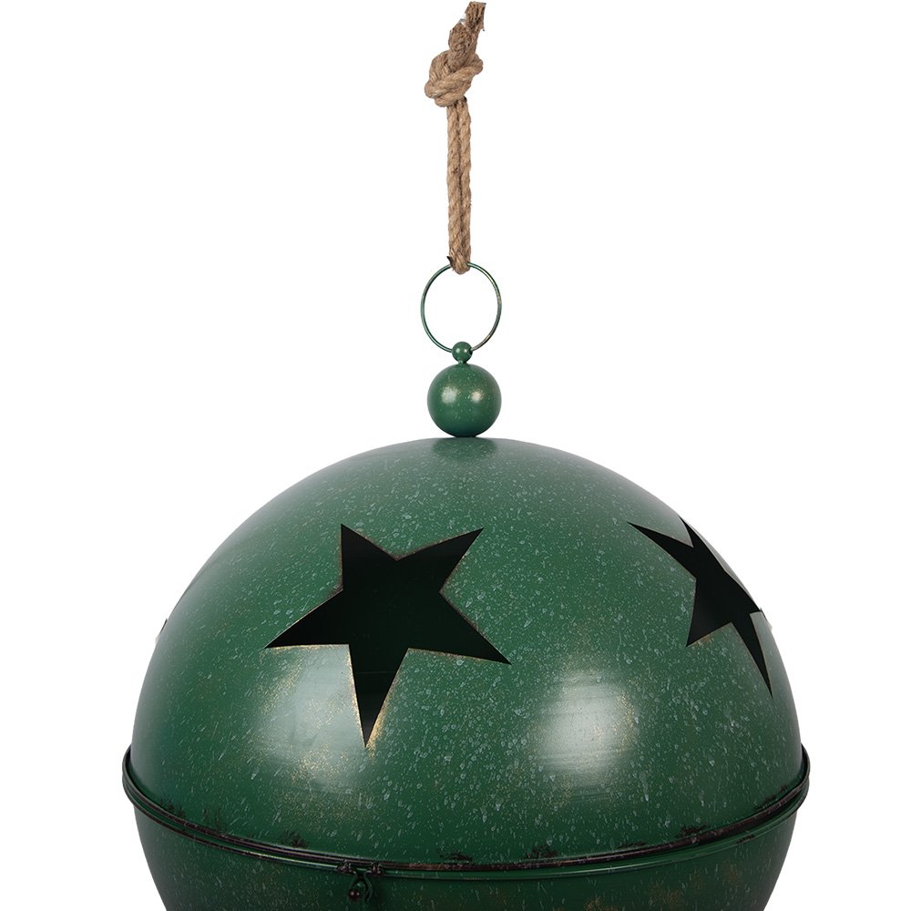 Kerstdecoratie Beeld Kerstbal Ø 60 / Ø 50 / Ø 40 cm Groen Metaal