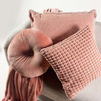 Nederlands decor Billy - Plaid 150x200 cm gedempte klei - roze