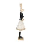 Beeld Konijn 32 cm Bruin Polyresin Paasdecoratie