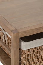 J-Line Salontafel Blois - grenenhout - naturel