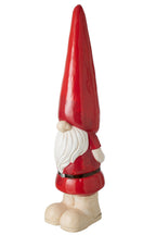 J-Line decoratie Kabouter - magnesium - donkerrood - large