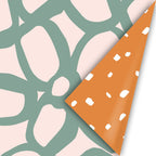 Bold Flowers - Toonbankrol - 100m 30cm - retro