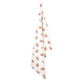 Theedoek Wit Rood, Katoen 50x70 cm