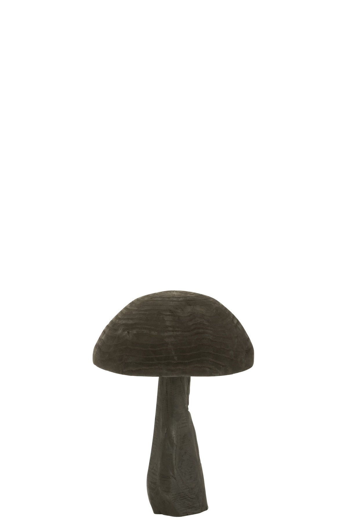 J-Line Paddenstoel Hout Zwart Small