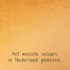 Satijn Velours Orange gold 45x45 cm