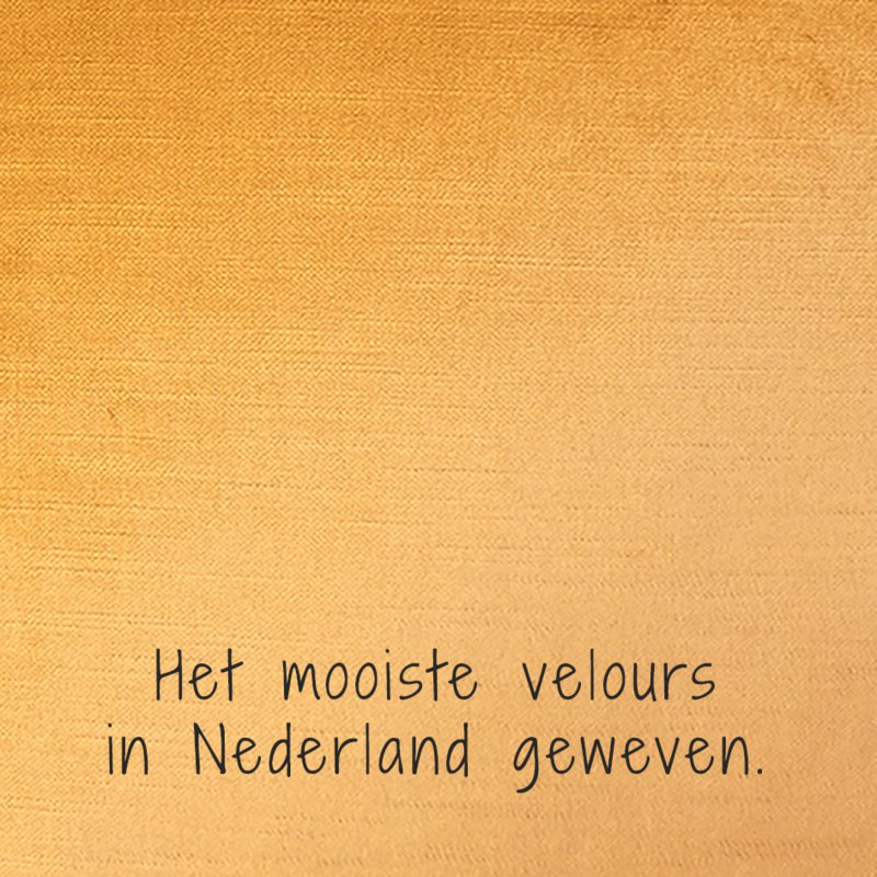 Satijn Velours Orange gold 45x45 cm