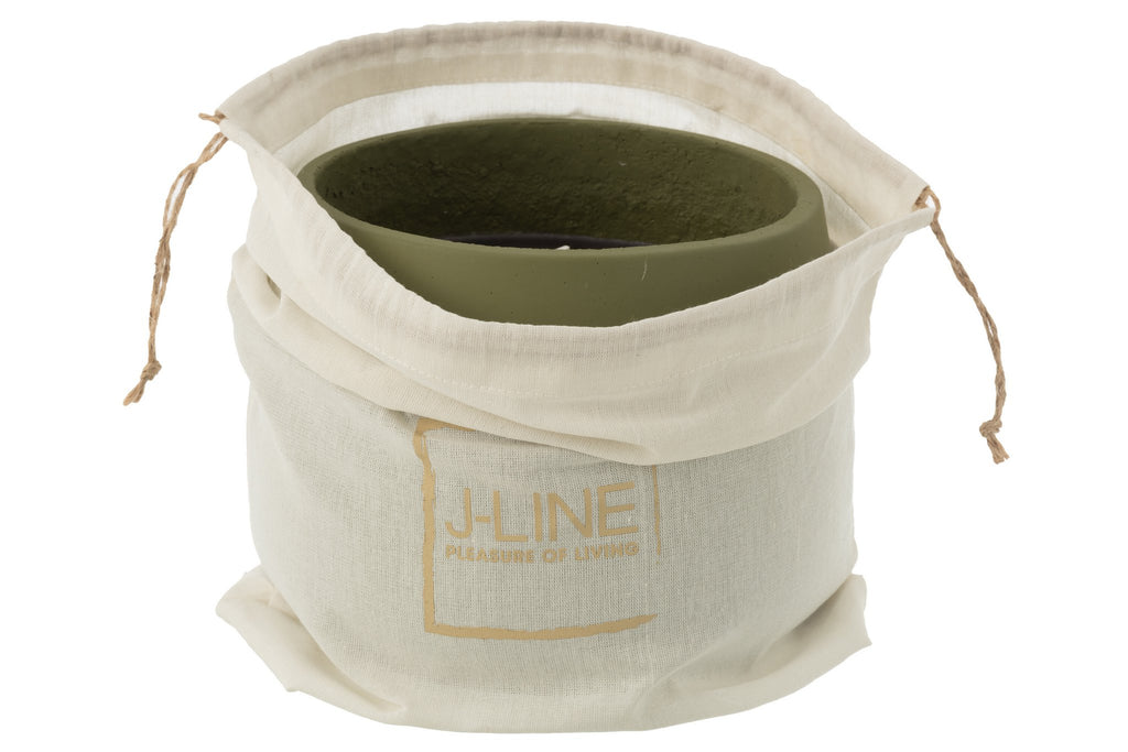 J-Line Buitenkaars Cyra Cement Groen Large 45U