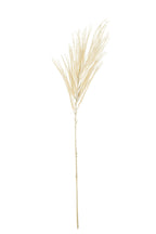 J-Line decoratie tak Tarwe - kunststof - creme/wit