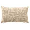 Dutch Decor Fabia - Kussen 30x50 cm - Sesam - Bruin, beige