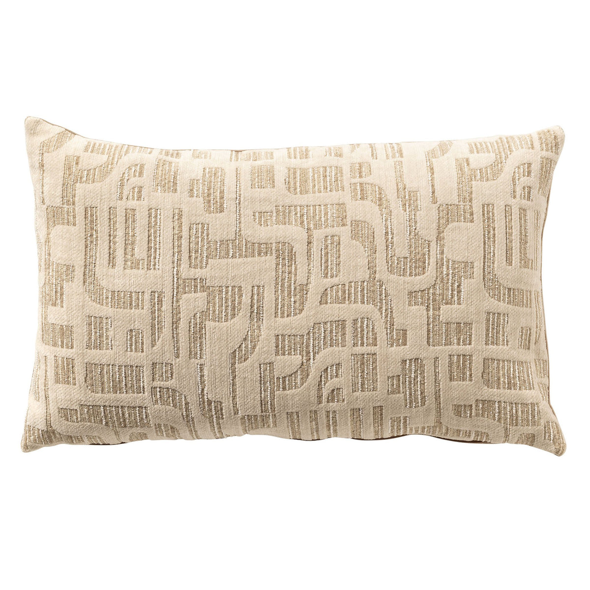 Dutch Decor Fabia - Kussen 30x50 cm - Sesam - Bruin, beige