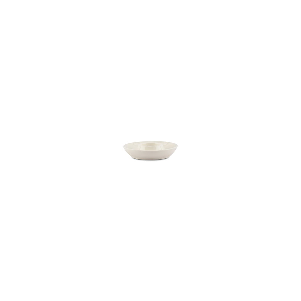 Eierschaal 10,5xH2cm wit Cucina - set/4