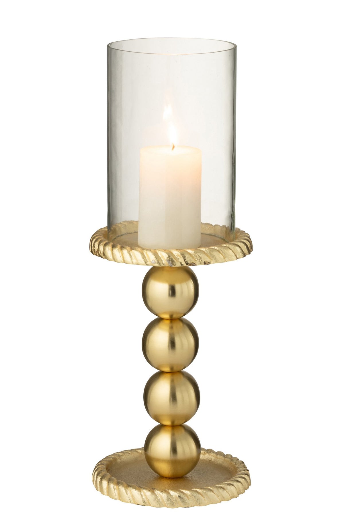 J-Line kaarshouder - aluminium - goud - L