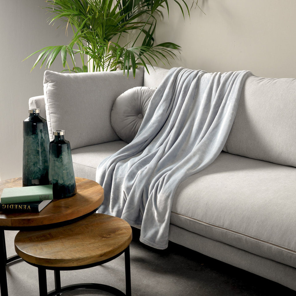 Dutch Decor Harvey - Plaid 150x200 cm - Micro Chip - grijs