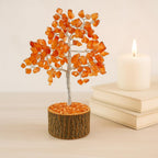 Decoratieve boom – Carneool edelsteen – 9" H tafeldecor