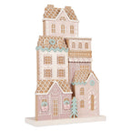 Gingerbread house 26x10x40 cm Bruin Kunststof