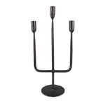 Kandelaar 43 cm Zwart IJzer Kaarsenstandaard